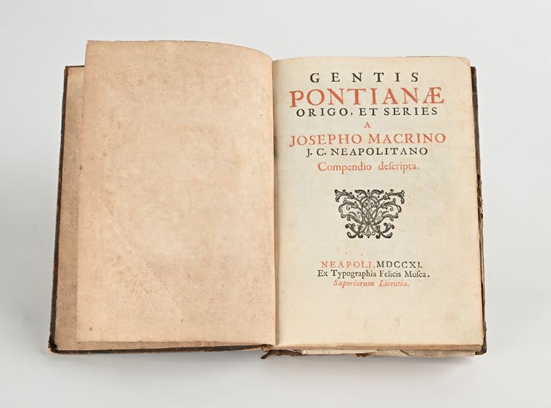 Giuseppe Macrino - Gentis Pontianae origo et series