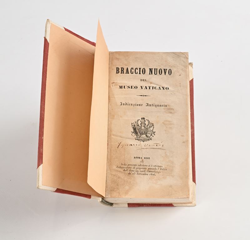 Raccolta di opuscoli sui Musei Vaticani del XIX secolo