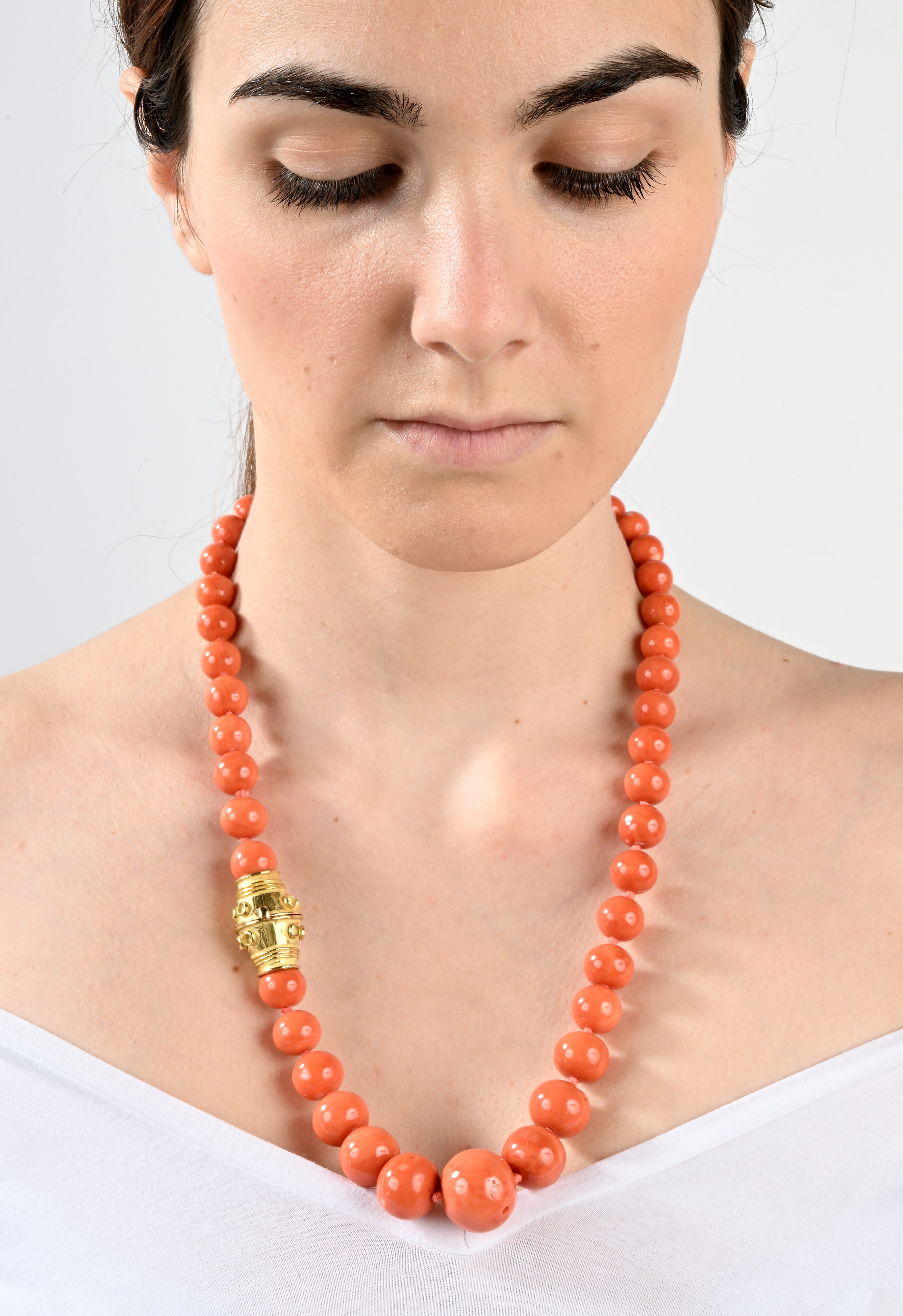 Collana in Corallo e Oro