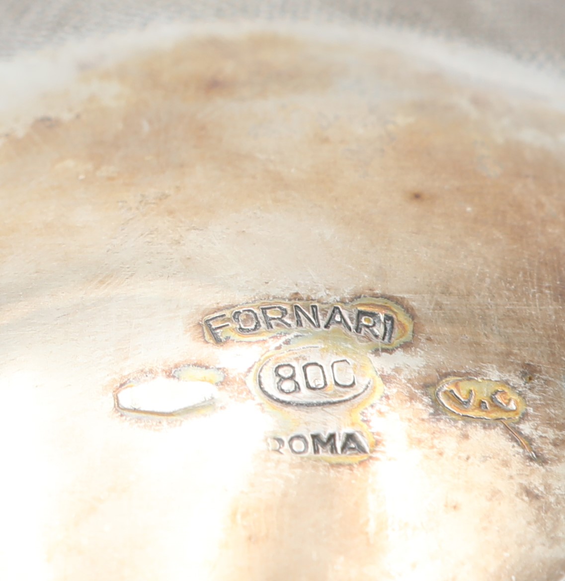 Servizio da Tè e Caffè Composto da Quattro Elementi in Argento 800/000, Fornari, Roma