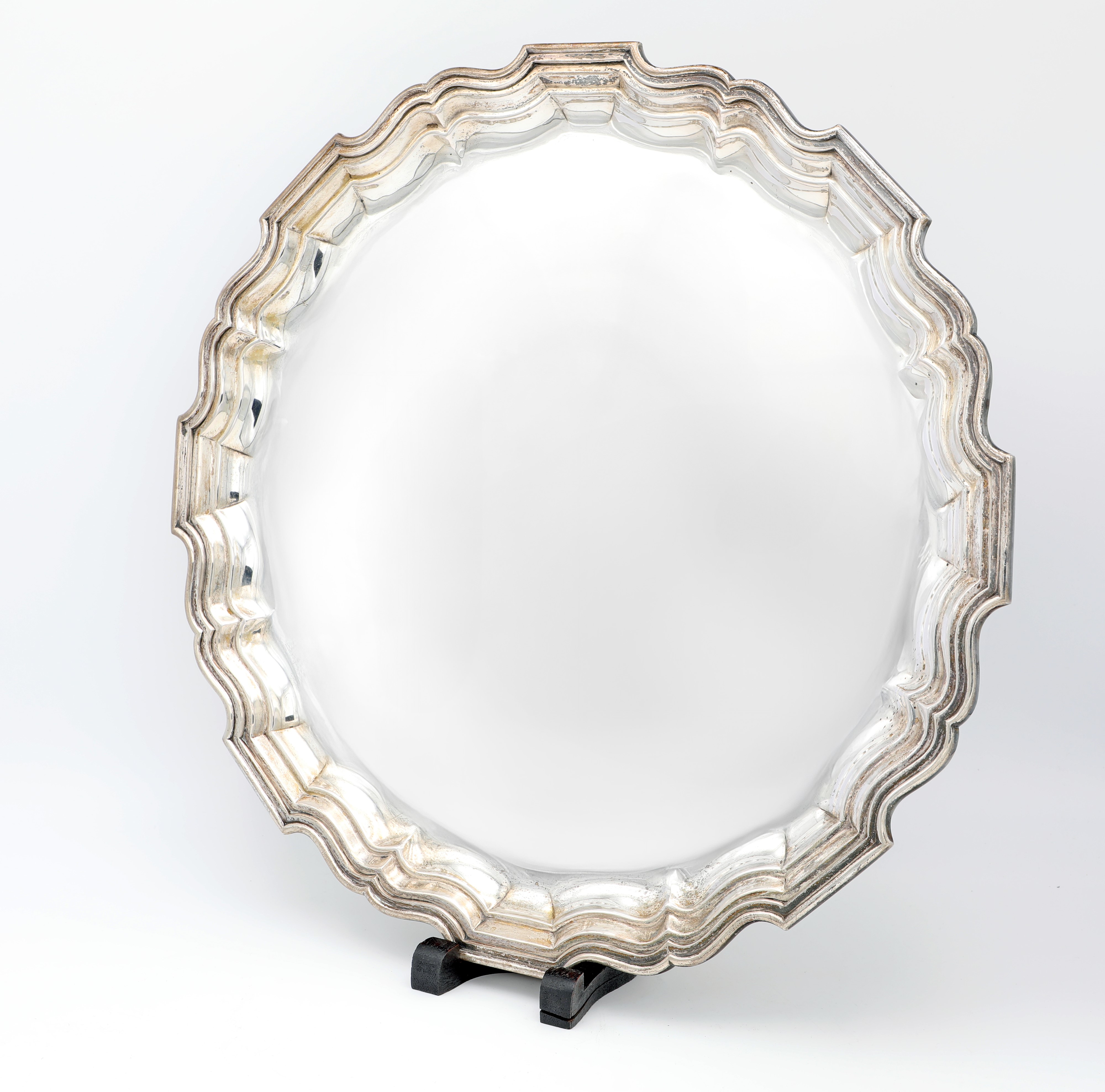 Vassoio Circolare in Argento 800/000