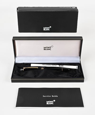 Montblanc, Meisterstuck Pix - Roller in resina nera con dettagli dorati