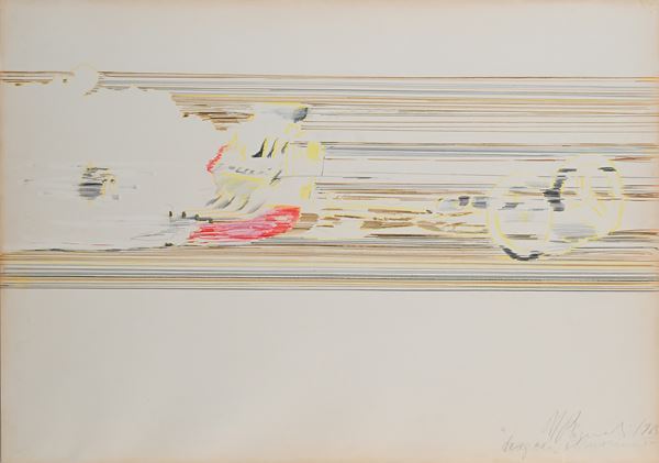 Umberto Bignardi - Dragster in movimento