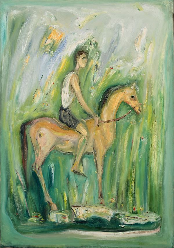 Giovanni Stradone - Giovane a cavallo