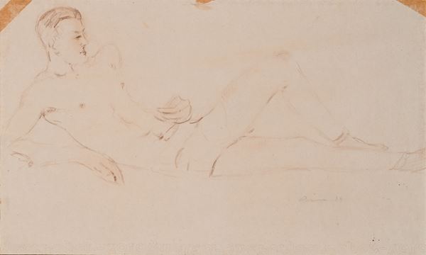 Filippo De Pisis - Fanciullo sdraiato