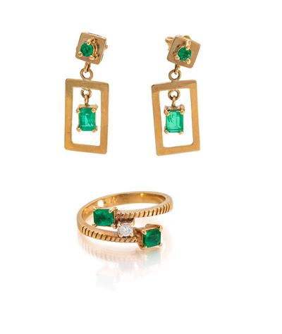 Parure Anello e Orecchini