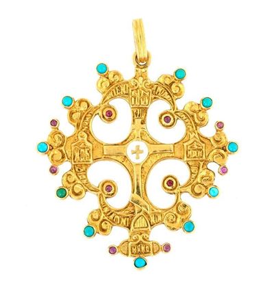 Croce in Oro Giallo 18