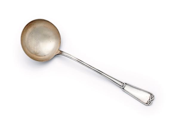 Mestolo in argento con nodo Savoia