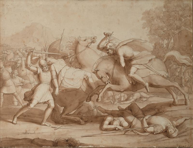 Giovanni Antonio Baruffaldi - Scontro tra Cavallerie