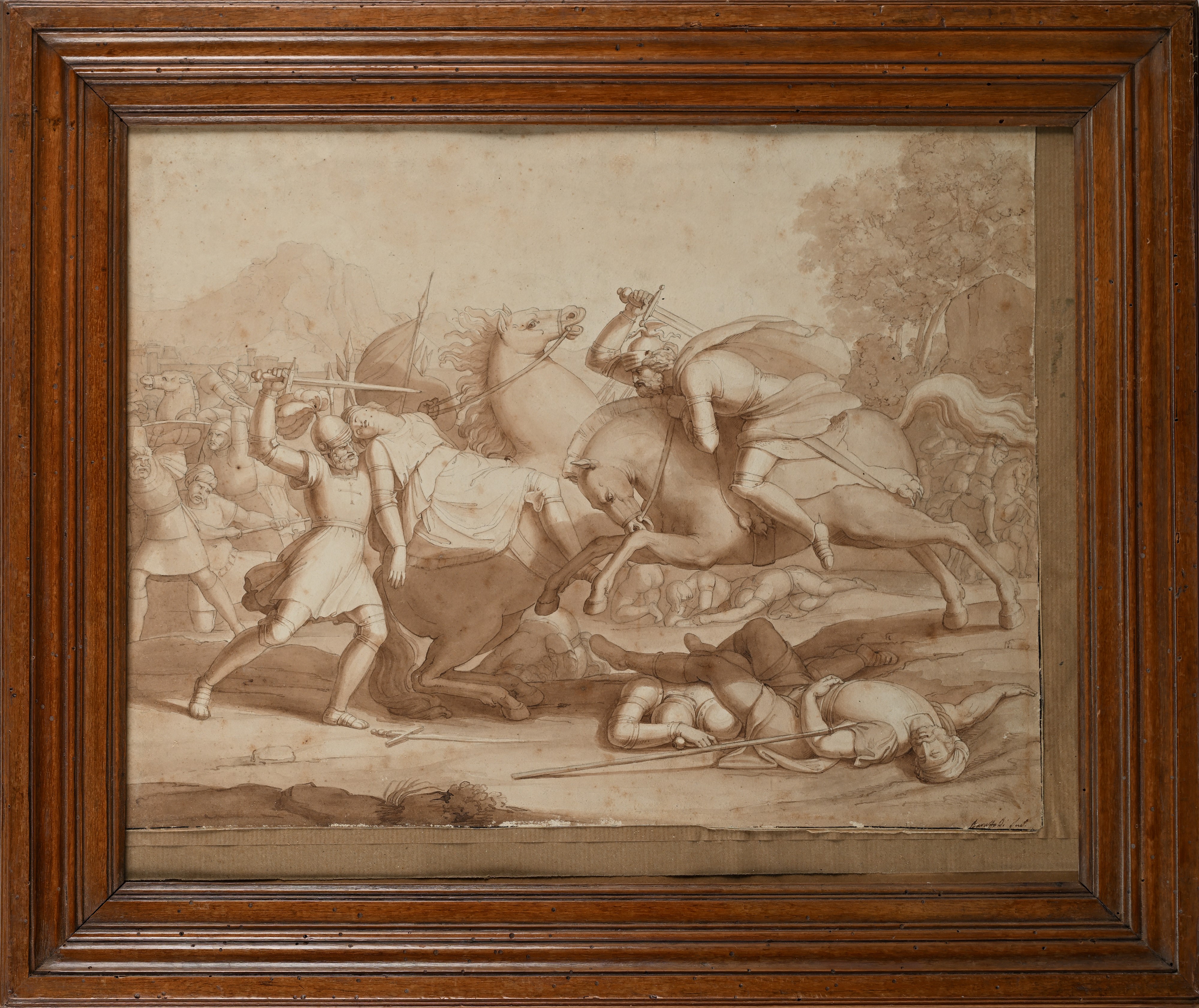 Giovanni Antonio Baruffaldi - Scontro tra Cavallerie