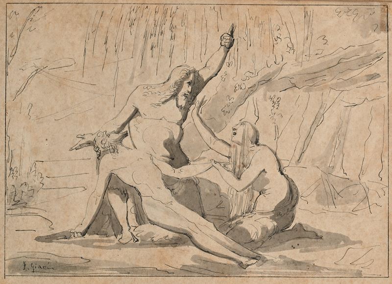 Felice Giani - Compianto sul Corpo di Abele