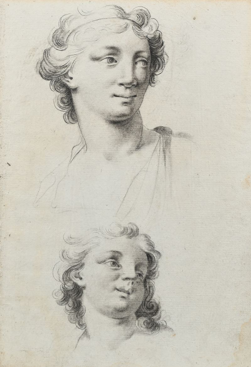 Scuola Neoclassica Romana - Studio di Teste