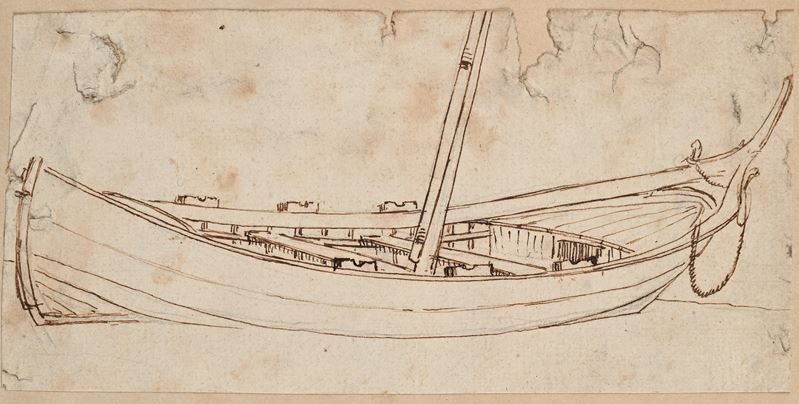 Scuola Romana del XVIII Secolo - Studio di Barca