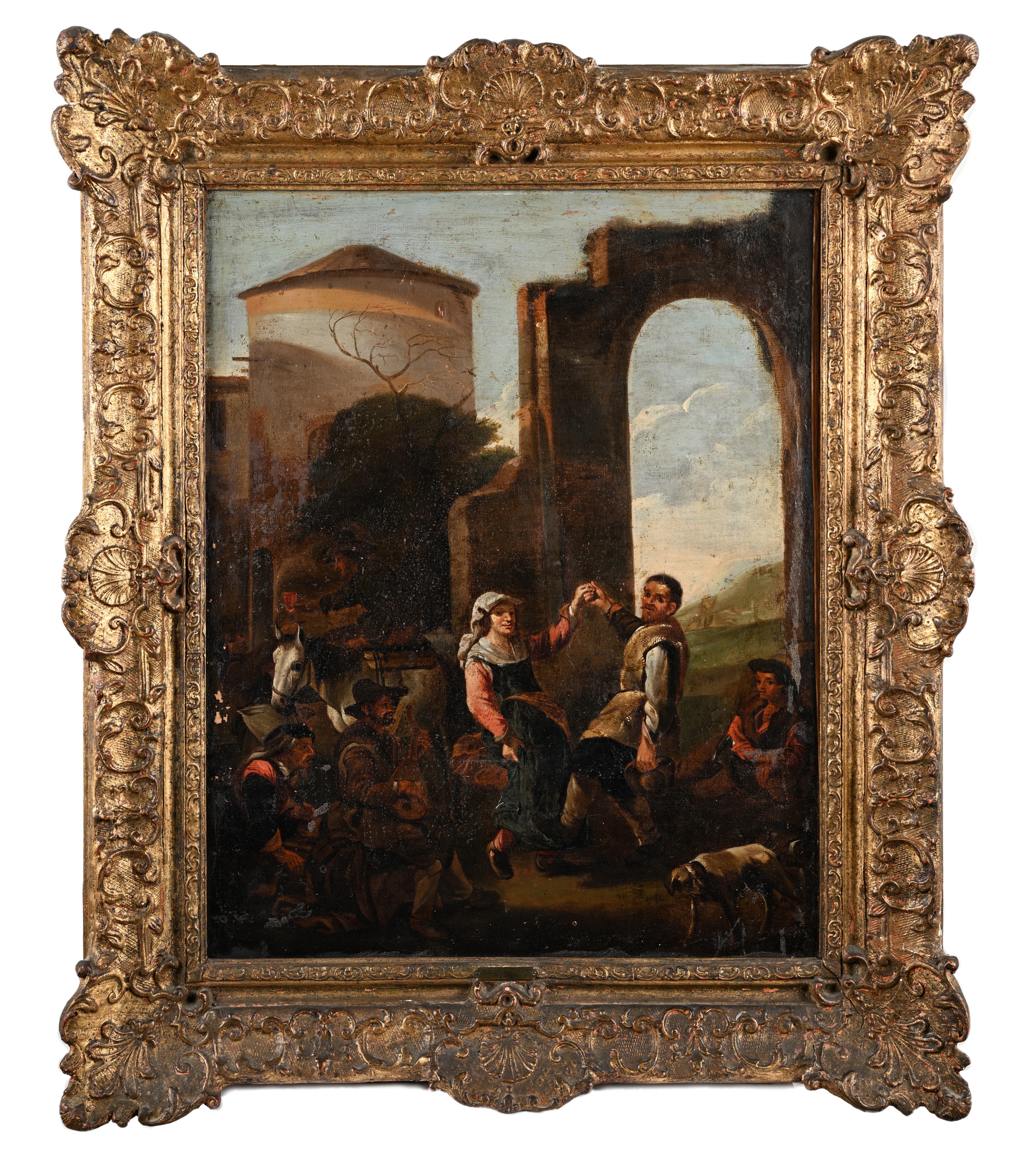 Pittore del XVIII Secolo - Scena di Paese