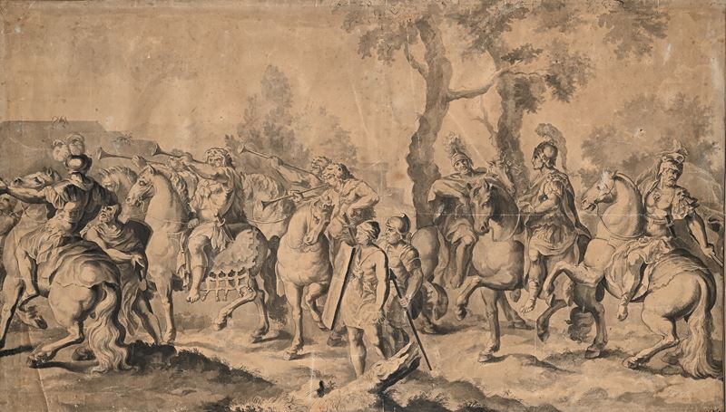 Carl Wilhelm Swedman - Scontro tra Romani e Barbari