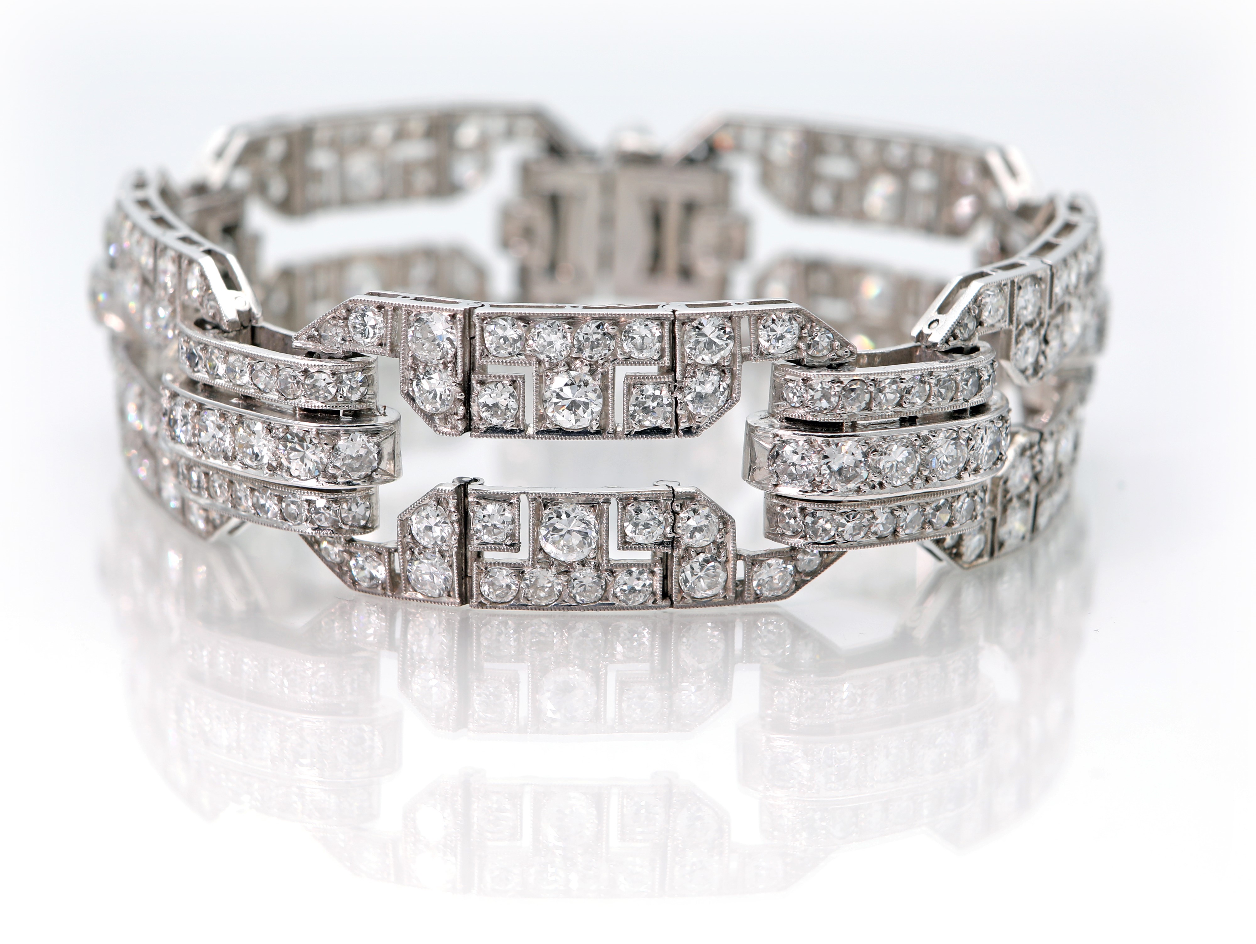 Bracciale Francese in Oro e Diamanti