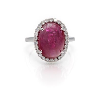Anello in Oro, Rubino e Brillanti