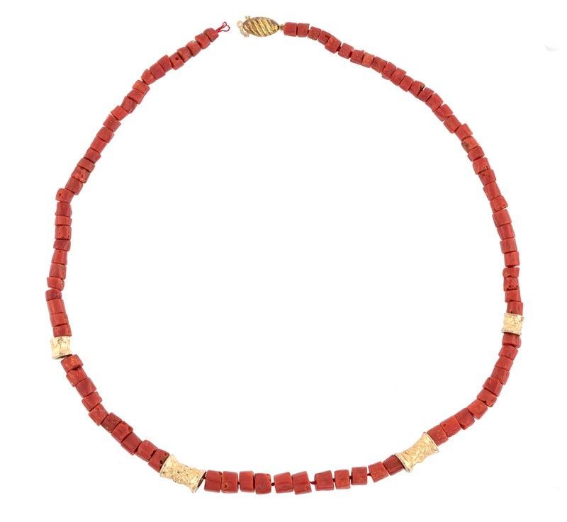 Collana di Corallo Mediterraneo