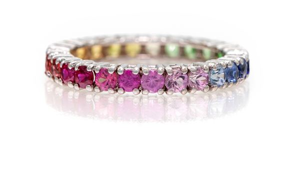 Riviera eternelle in oro e zaffiri