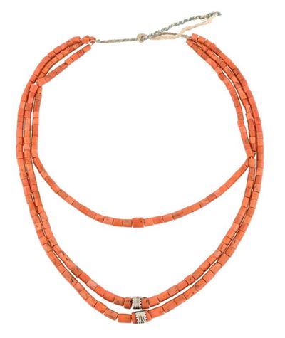 Collana con Tre Fili di Corallo