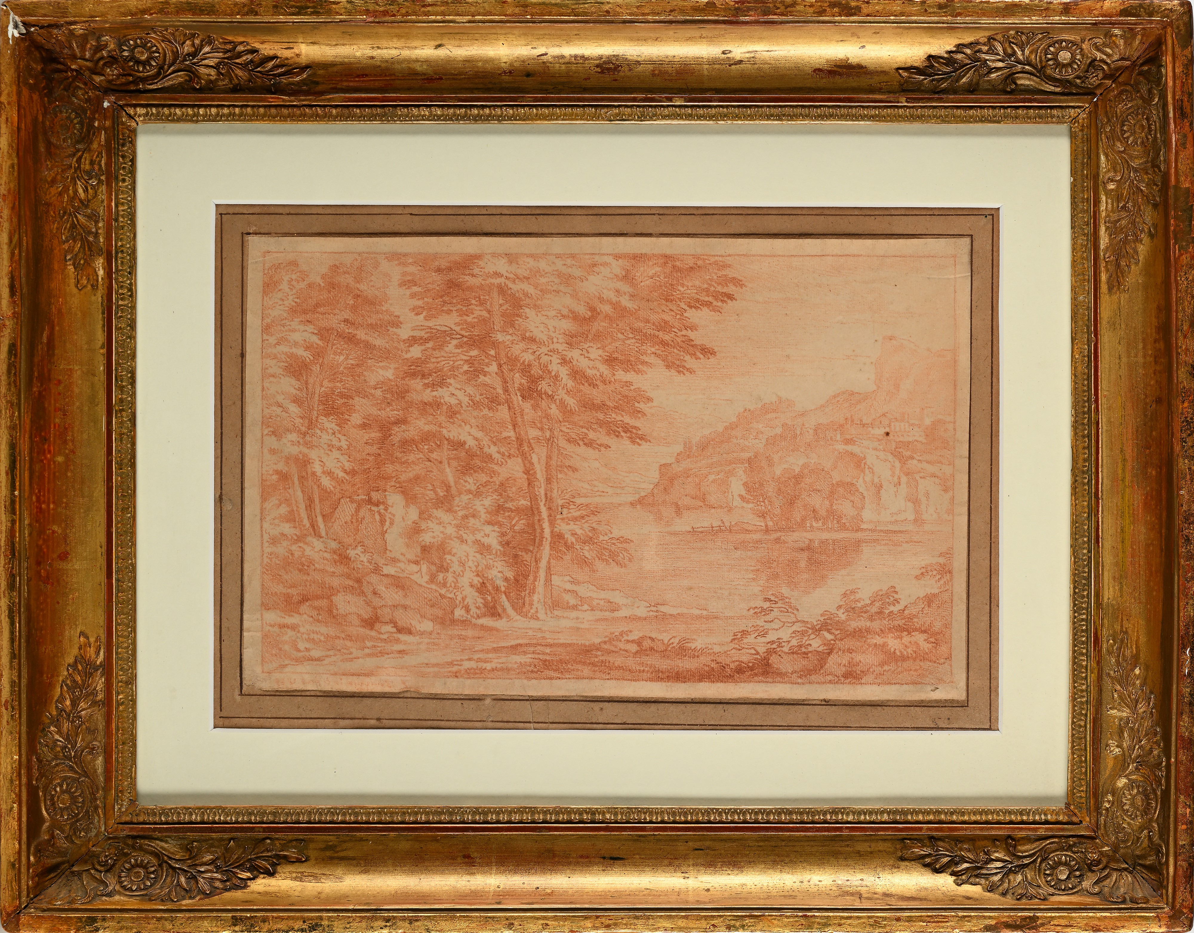 Scuola Francese del XVIII Secolo - Paesaggio Arcadico