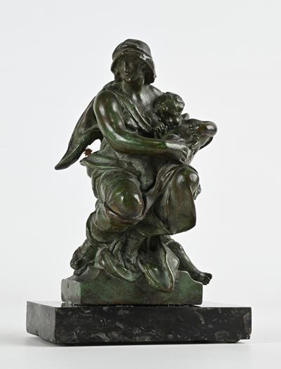 W. Wideman, Maternità in bronzo