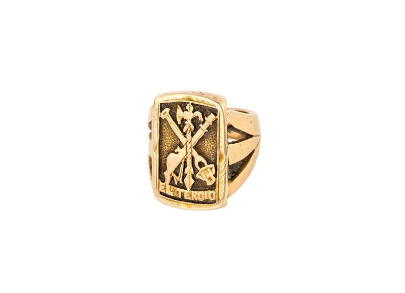 Anello in Oro Giallo del Comando della Legione Spagnola