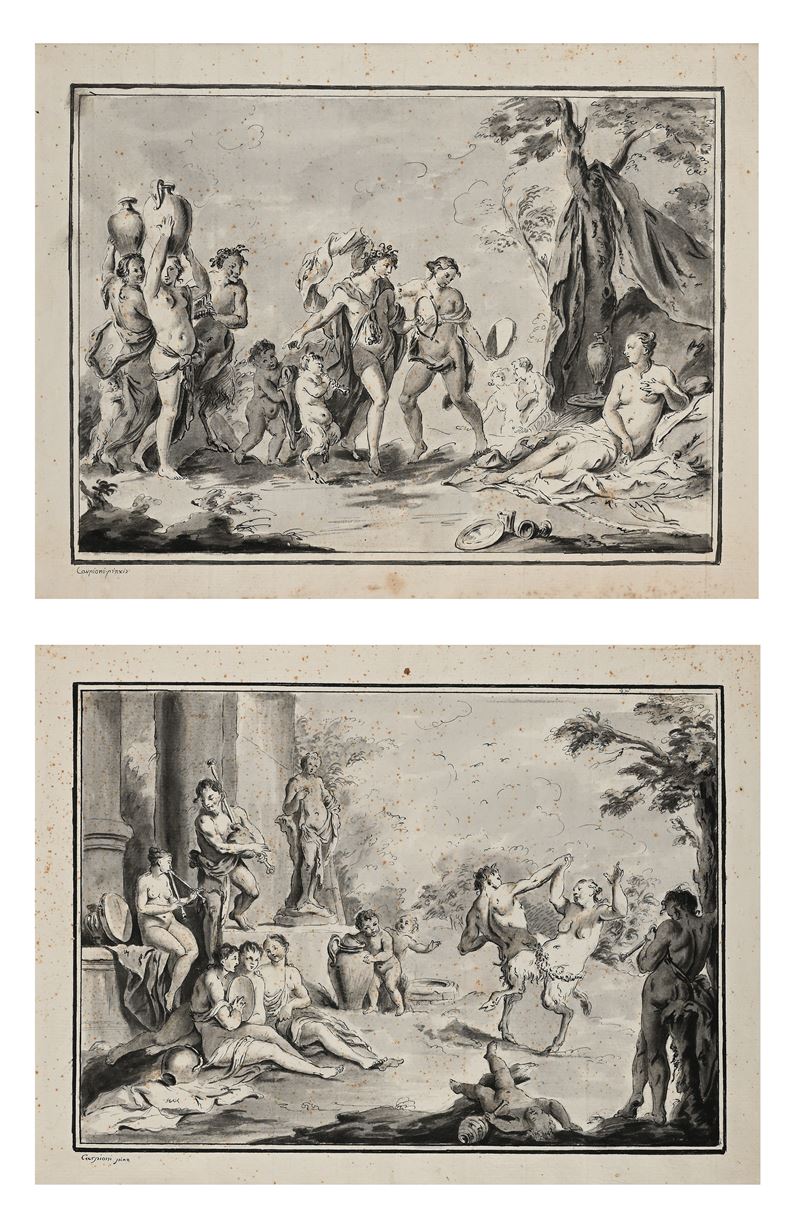 Pietro Antonio Novelli - Bacco e Arianna Sull'isola di Nasso - Festa Bacchica