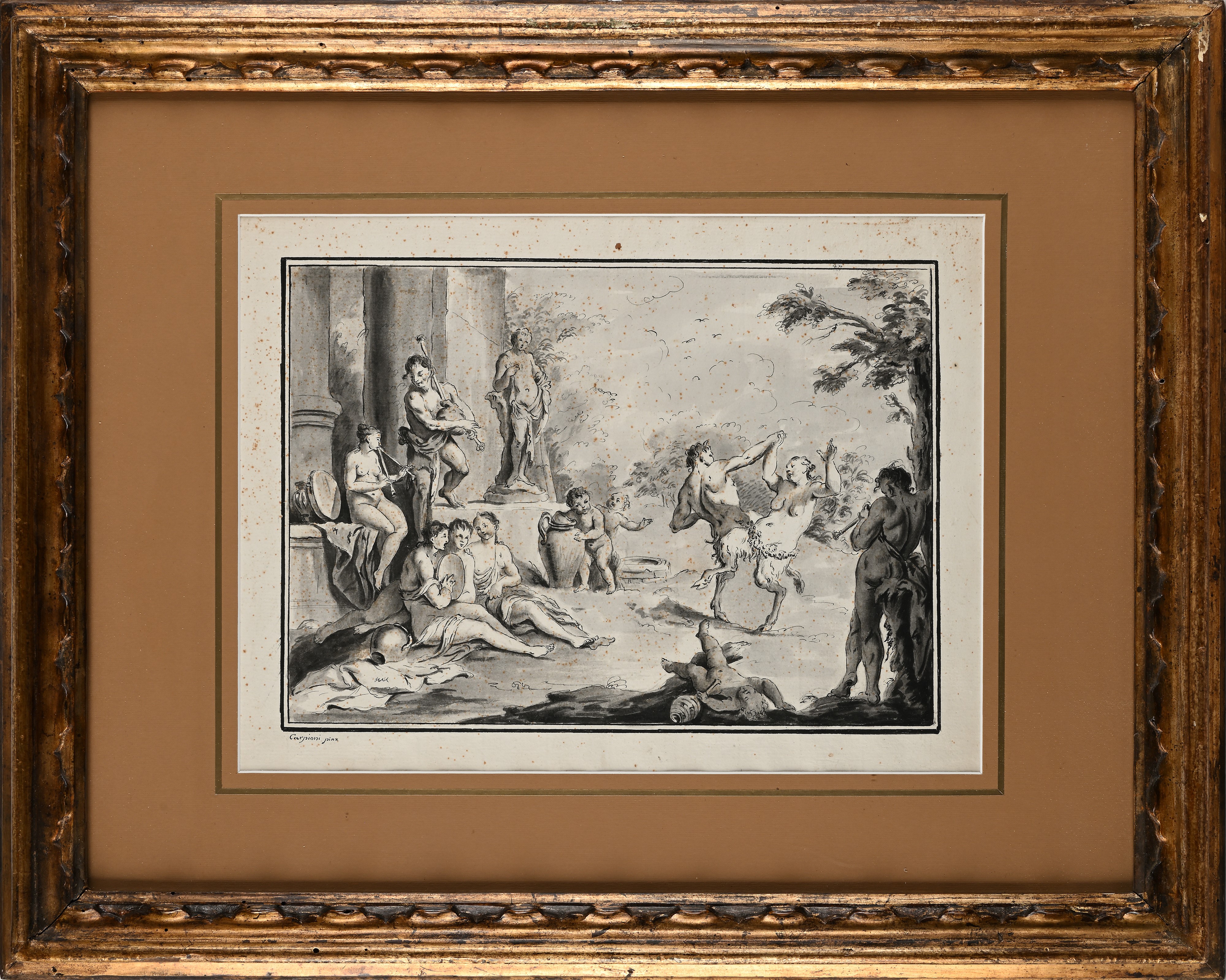 Bacco e Arianna sull'isola di Nasso - Festa bacchica