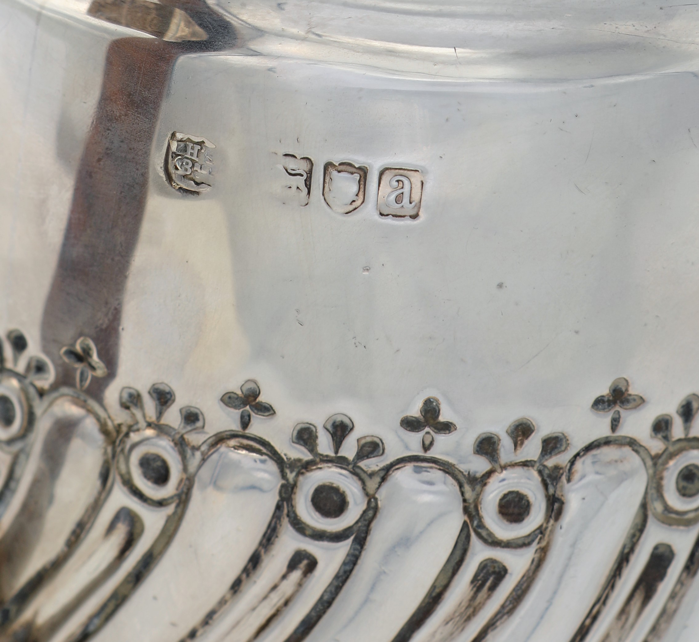 Caffettiera in Argento, Londra 1896