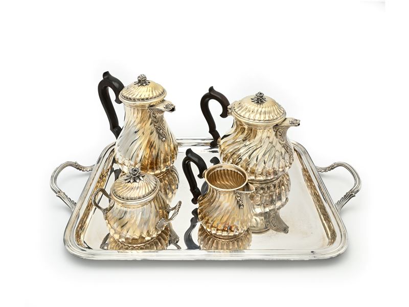 Servizio da Caffè in Argento Sterling, Petochi