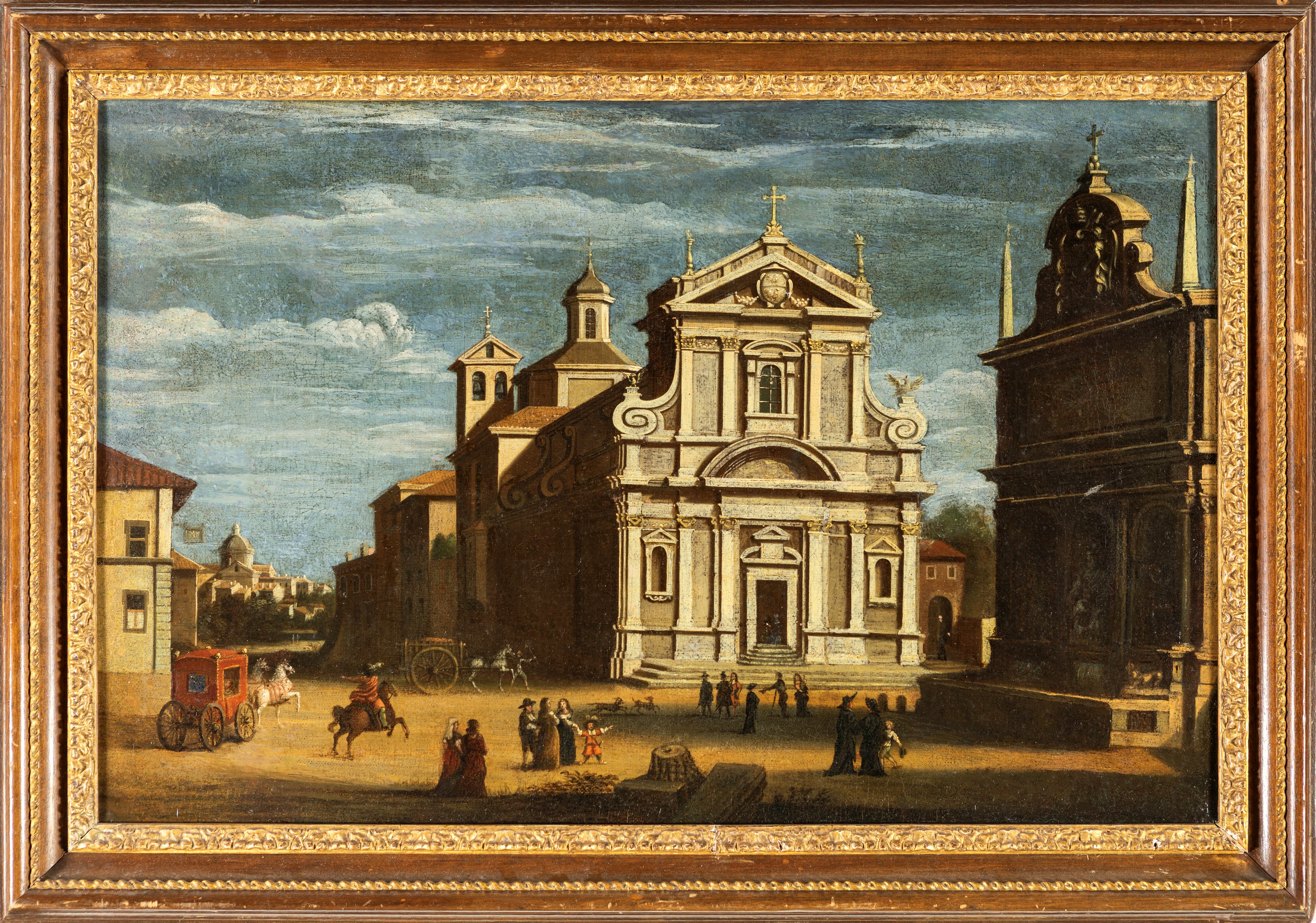 Scuola Romana del XVIII Secolo - Santa Maria della Vittoria