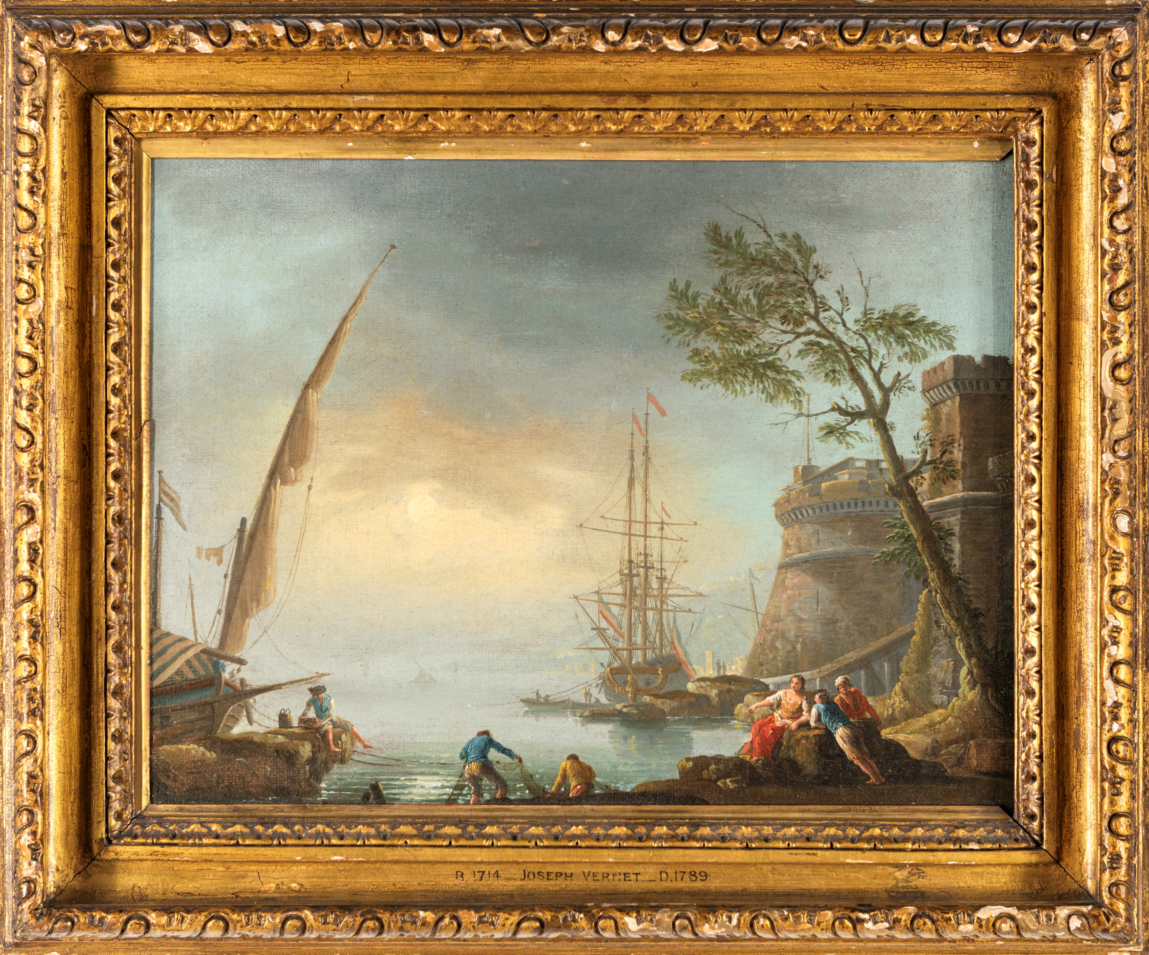 Claude Joseph Vernet (cerchia ) - Vedute Marine