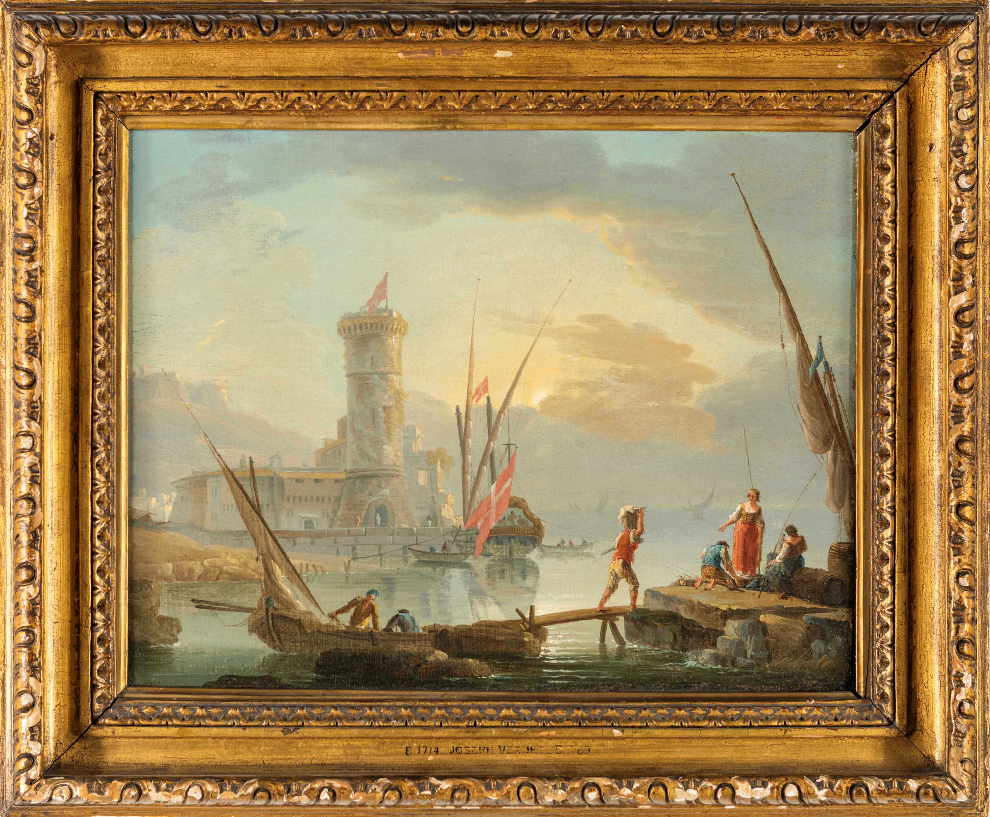 Claude Joseph Vernet (cerchia ) - Vedute Marine