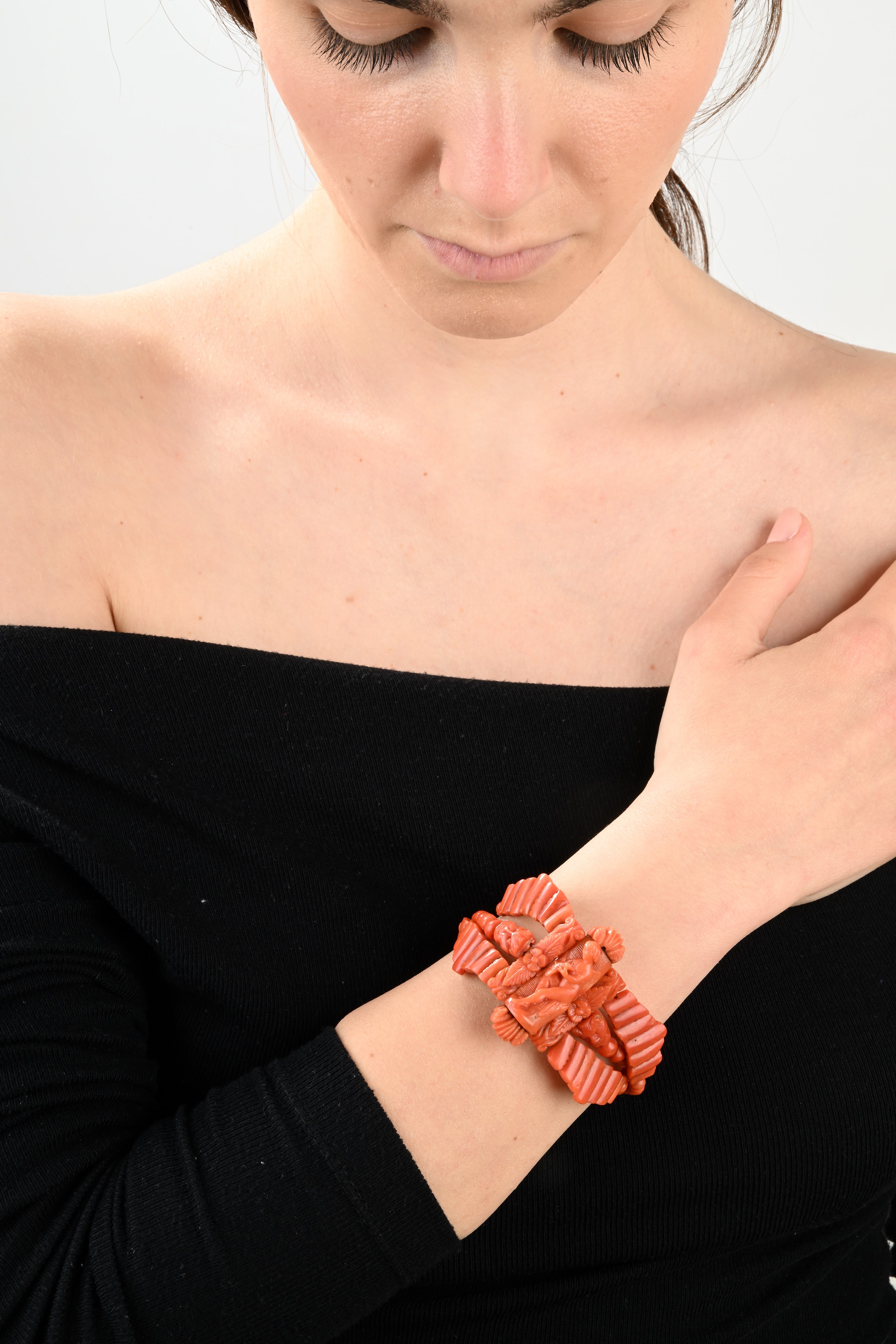 Bracciale in Corallo e Oro