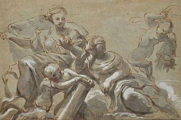Studio per Allegoria della Fortezza
