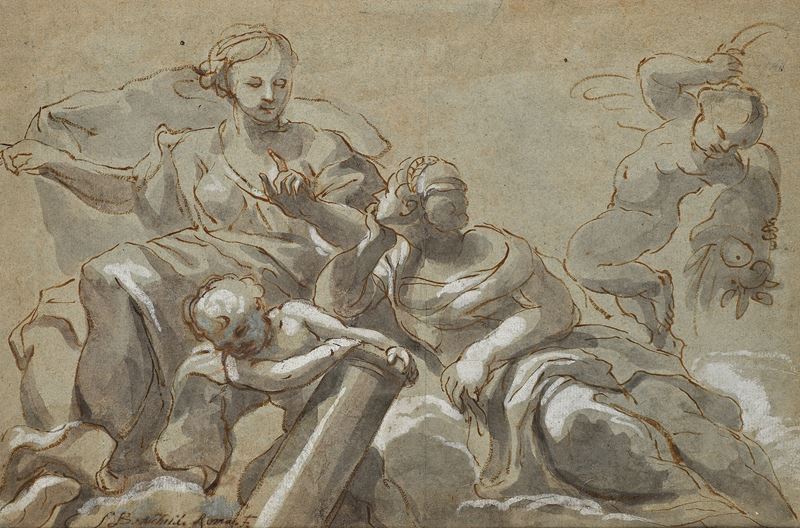Samuel Bottschild - Studio per Allegoria della Fortezza