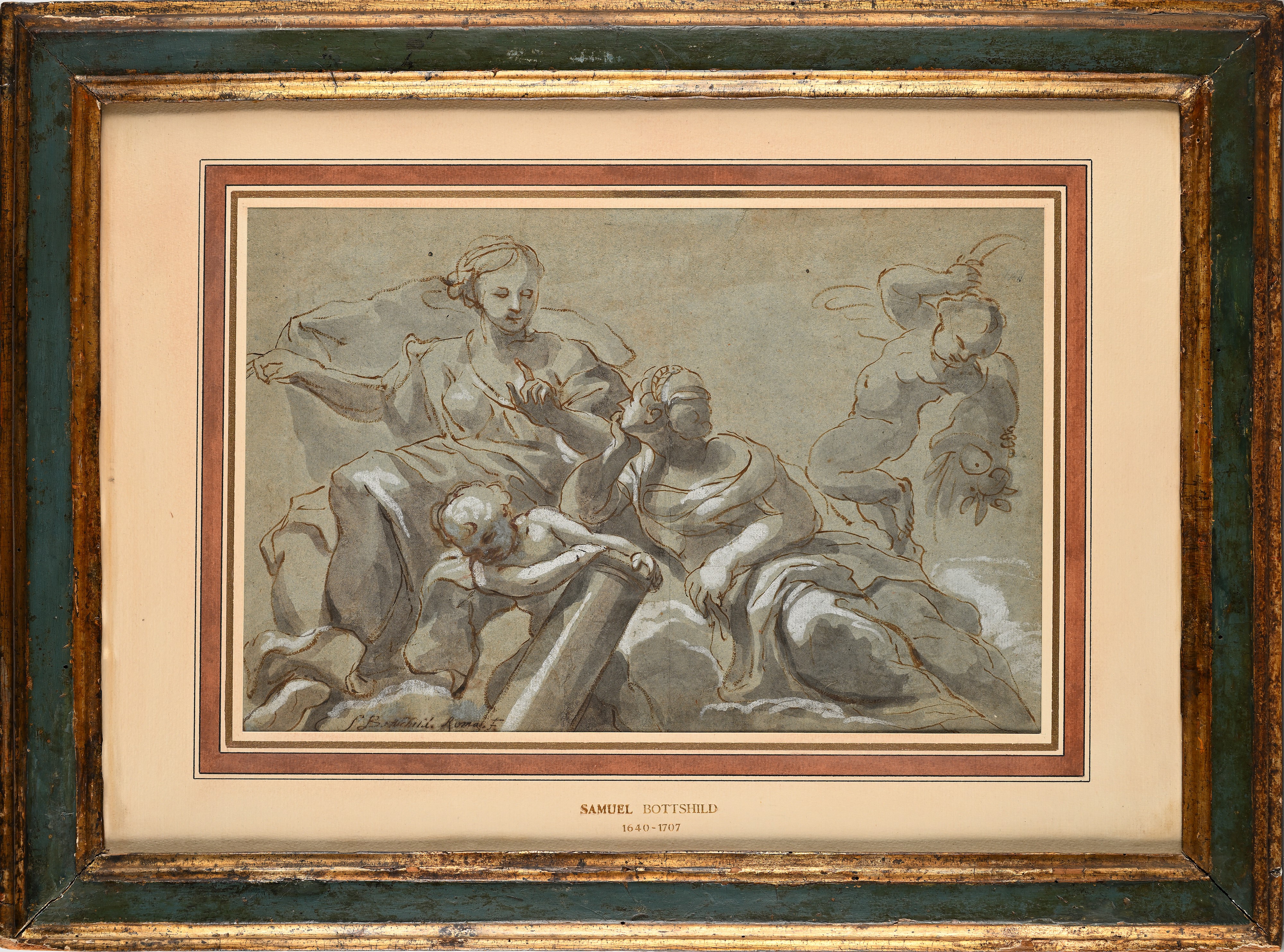 Samuel Bottschild - Studio per Allegoria della Fortezza