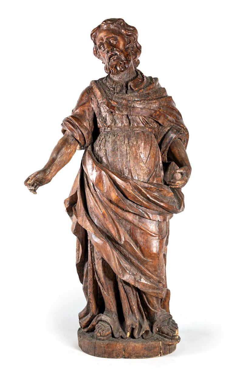 Scultore Barocco Italiano del XVII Secolo - Evangelista