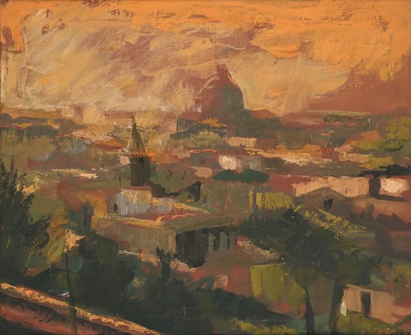 Ugo Attardi - Tramonto Romano