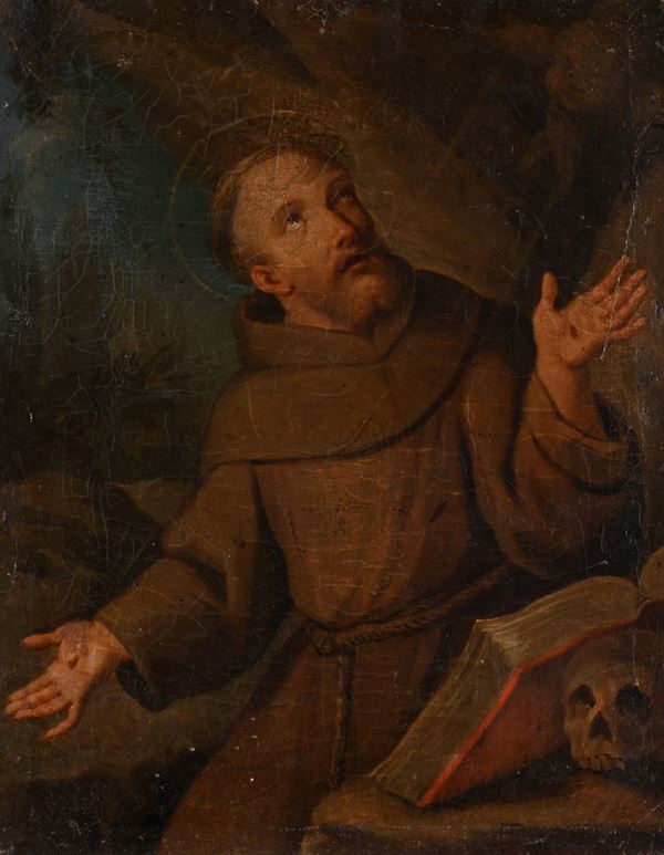 Pittore del XVIII secolo - San Francesco d'Assisi