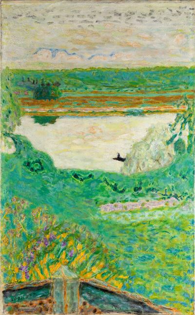 La Seine à Vernon, olio su tela