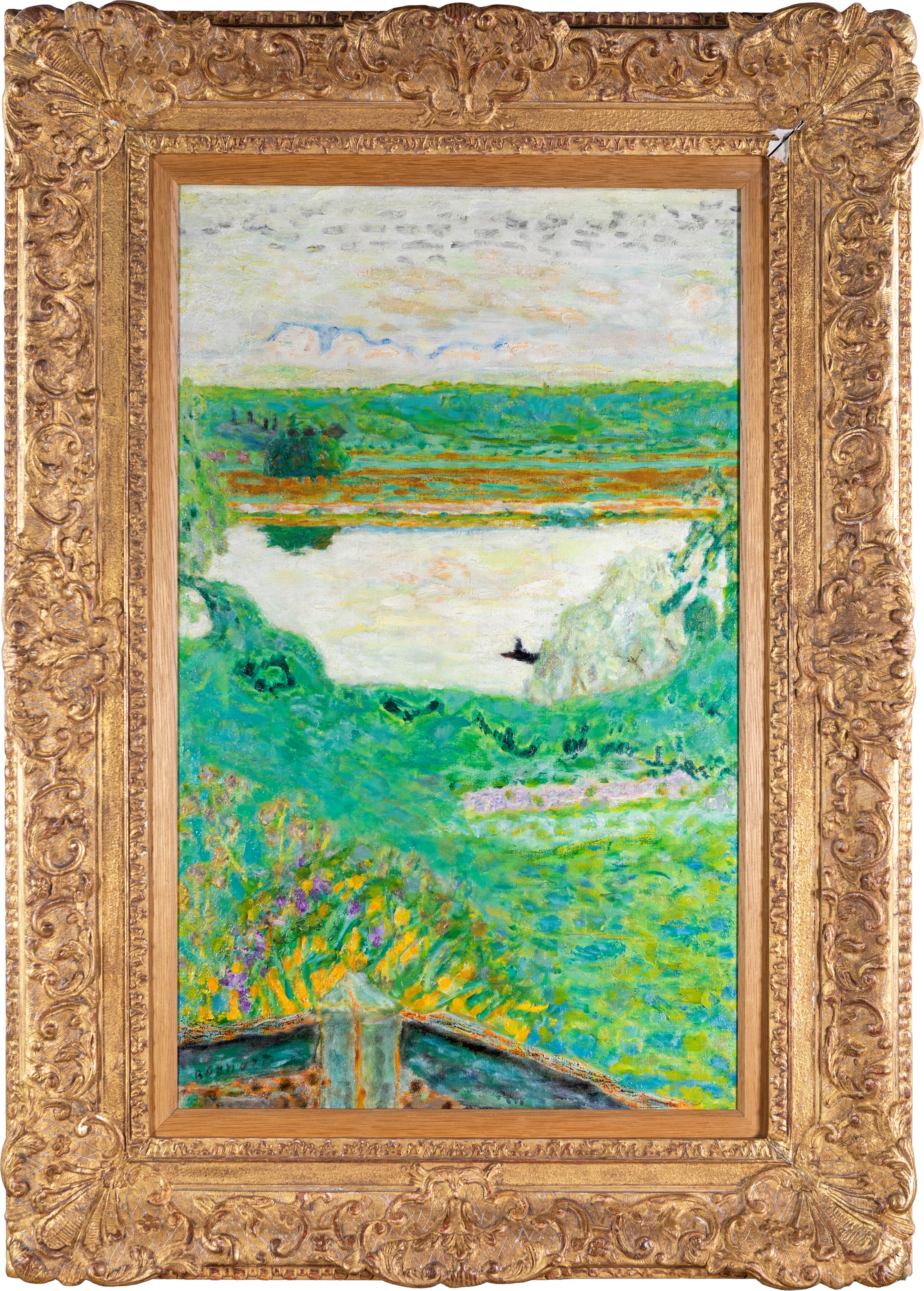Pierre Bonnard - La Seine à Vernon, olio su tela