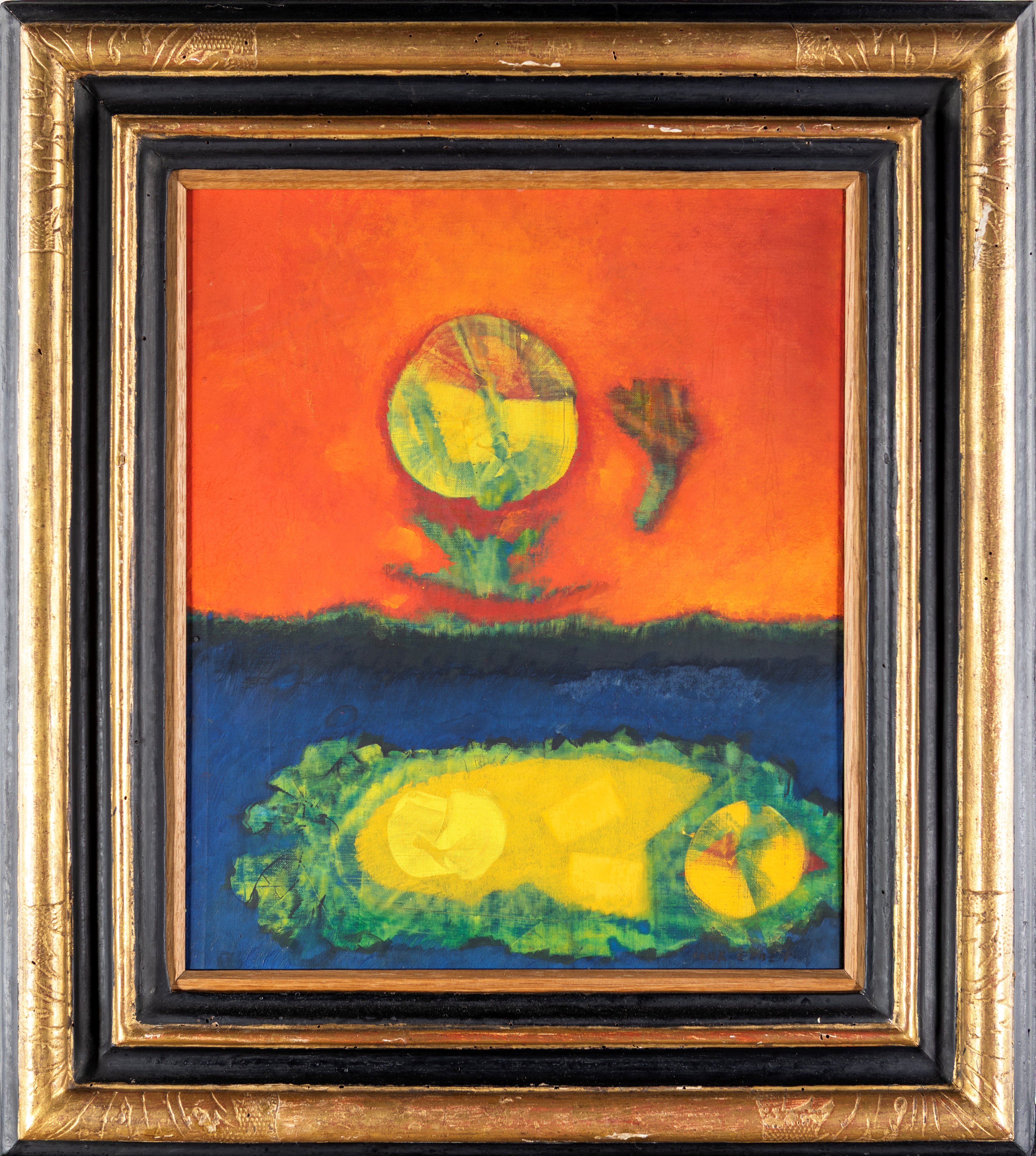 Max Ernst - Tableau IVre, olio su tela, 1960
