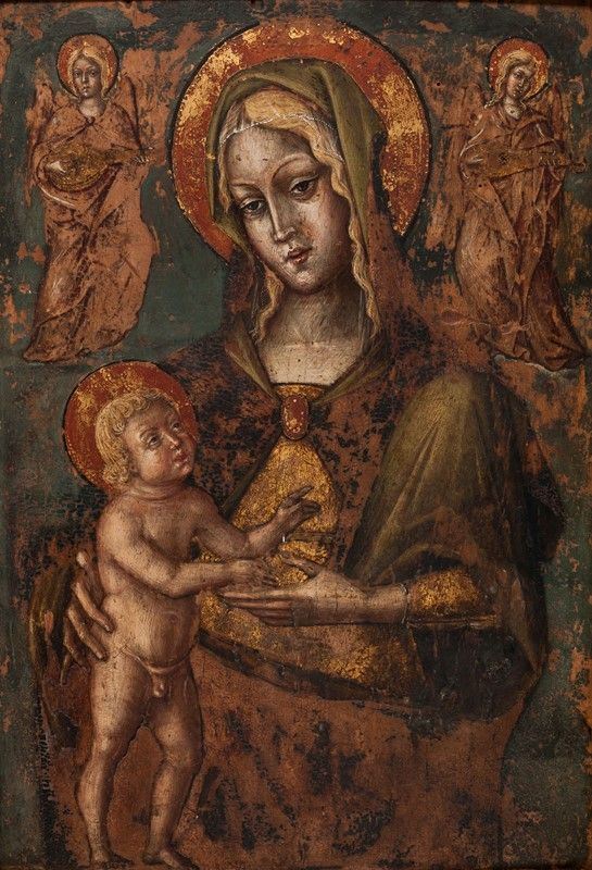 Scuola Italiana del XVIII Secolo - Madonna Col Bambino