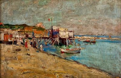 Spiaggia con Figure