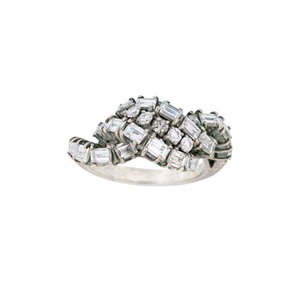 Anello Oro Bianco con Brillanti