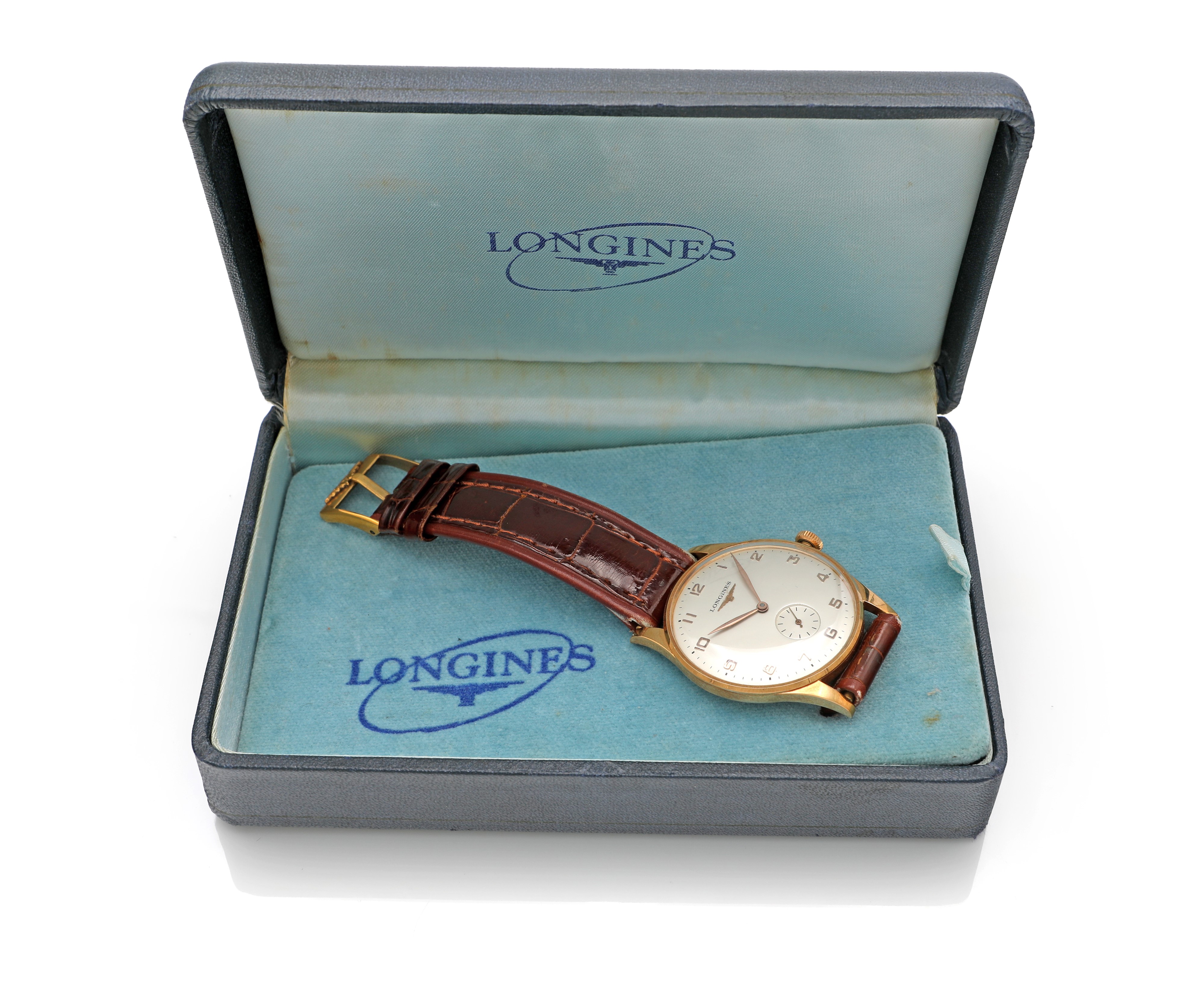 Longines - Orologio da Polso Maschile in Oro con Astuccio