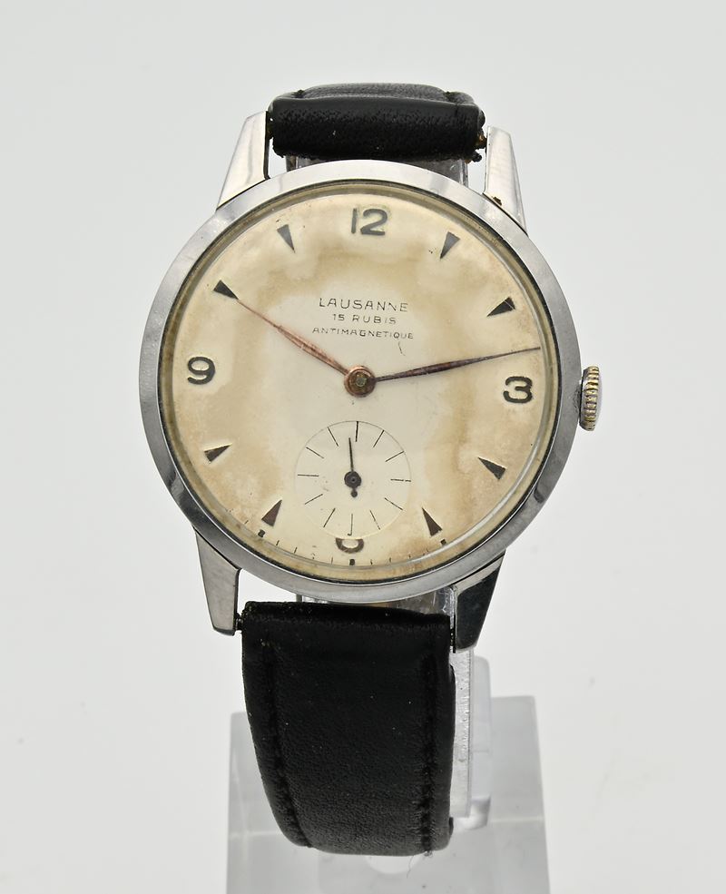 Lausanne Antimagnetique Cal. 854 Titus Geneve - Orologio da polso a carica manuale da uomo in acc...