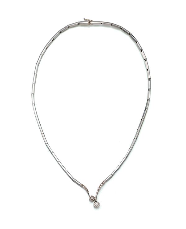 Girocollo in oro e brillanti